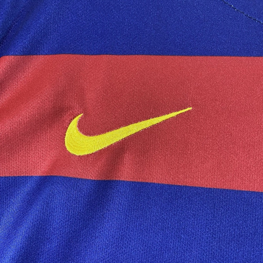 Nike FC Barcelona Dri-FIT Neymar Jr #11 Jersey Youth Small Qatar Airways UNICEF - Picture 6 of 16